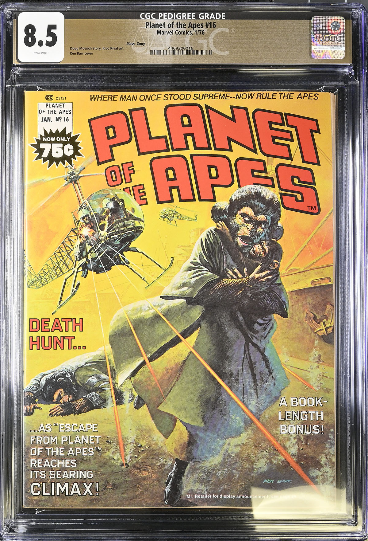 Planet of the Apes #16 CGC 8.5 w Mass. Copy