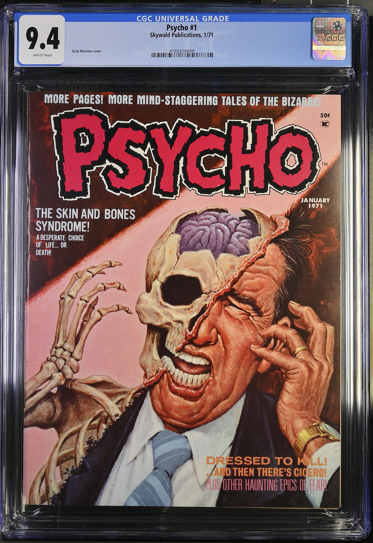 Psycho #1 CGC 9.4 w Fantast