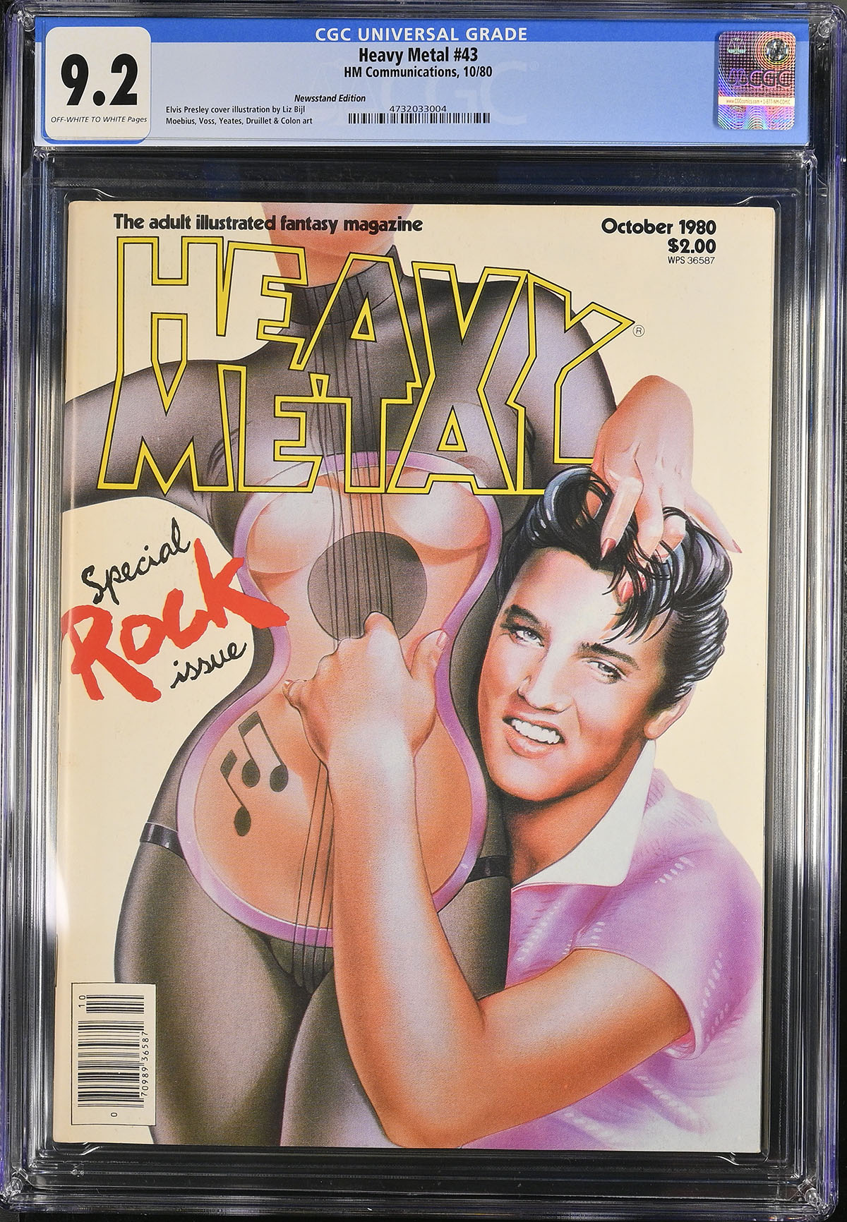 Heavy Metal #43 CGC 9.2 w Newsstand Edition
