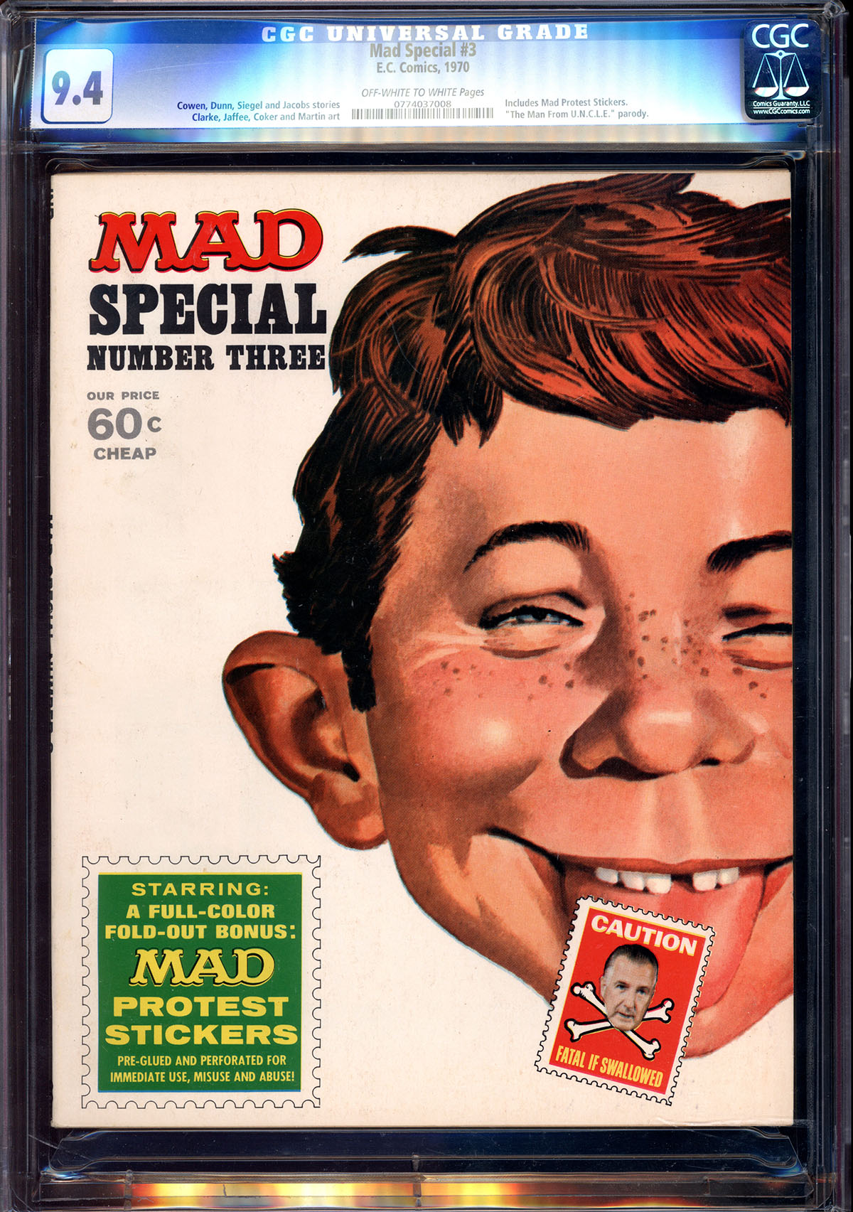Mad Special #3 CGC 9.4 ow/w