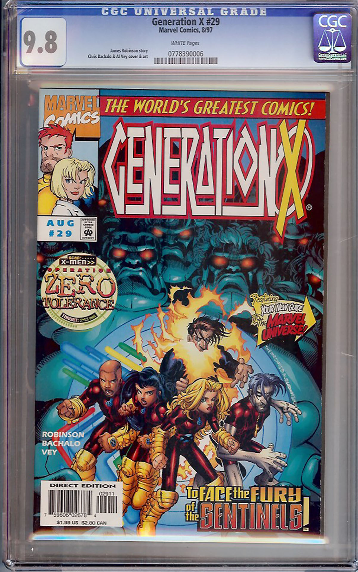 Generation X #29 CGC 9.8 w