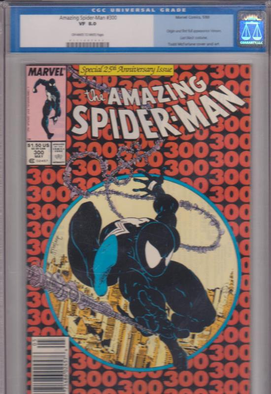 Amazing Spider-Man #300 CGC 8.0 ow/w