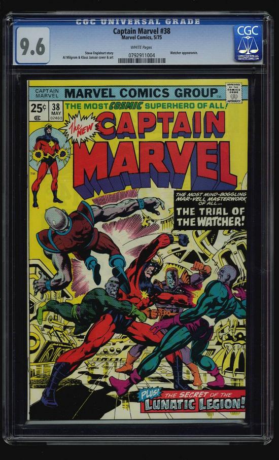 Captain Marvel #38 CGC 9.6 w