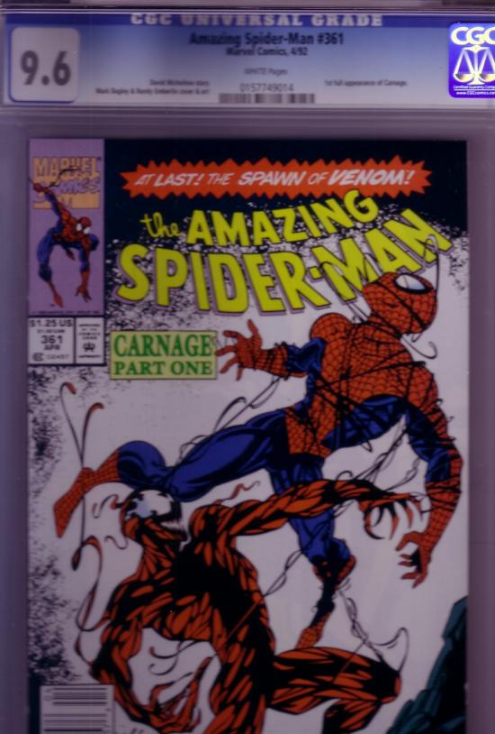 Amazing Spider-Man #361 CGC 9.6 w