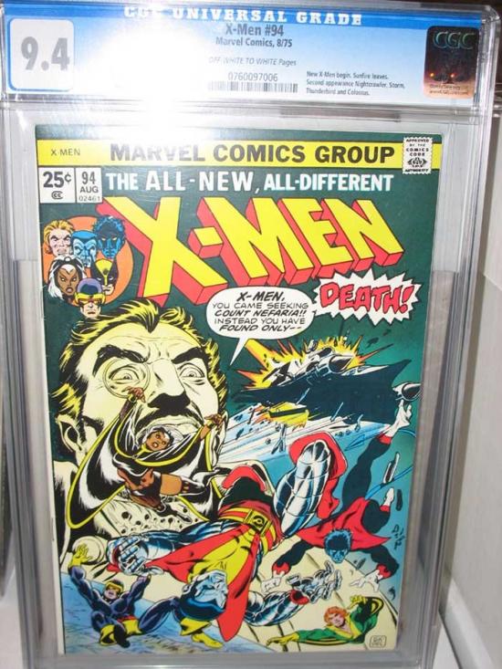 X-Men #94 CGC 9.4 ow/w