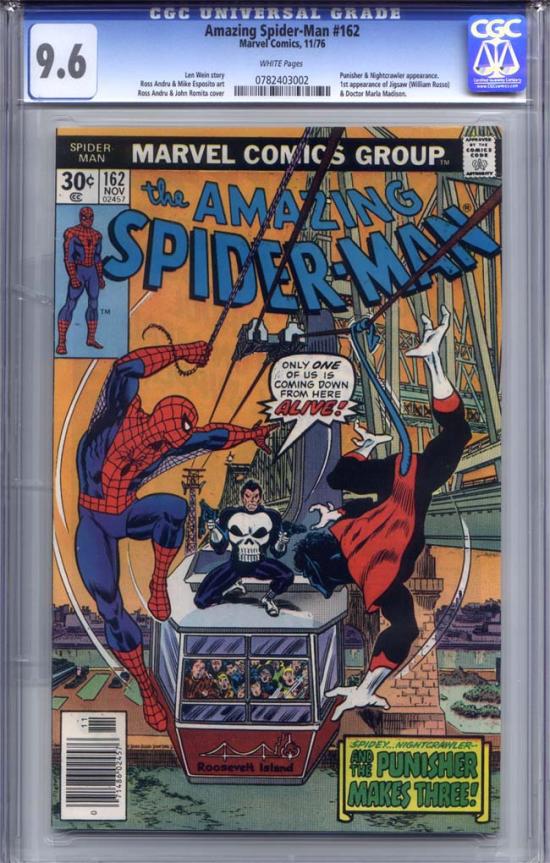 Amazing Spider-Man #162 CGC 9.6 w