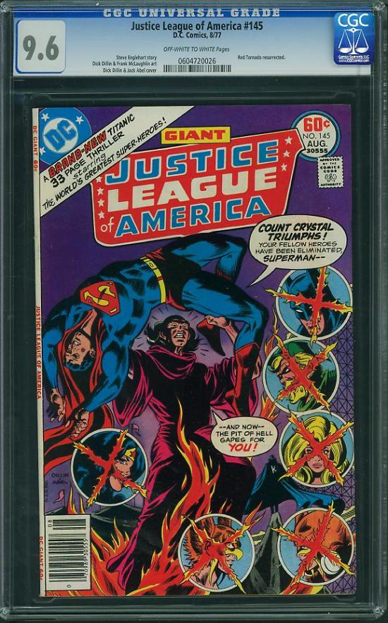 Justice League of America #145 CGC 9.6 w