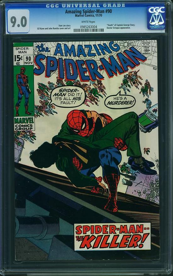 Amazing Spider-Man #90 CGC 9.0 w