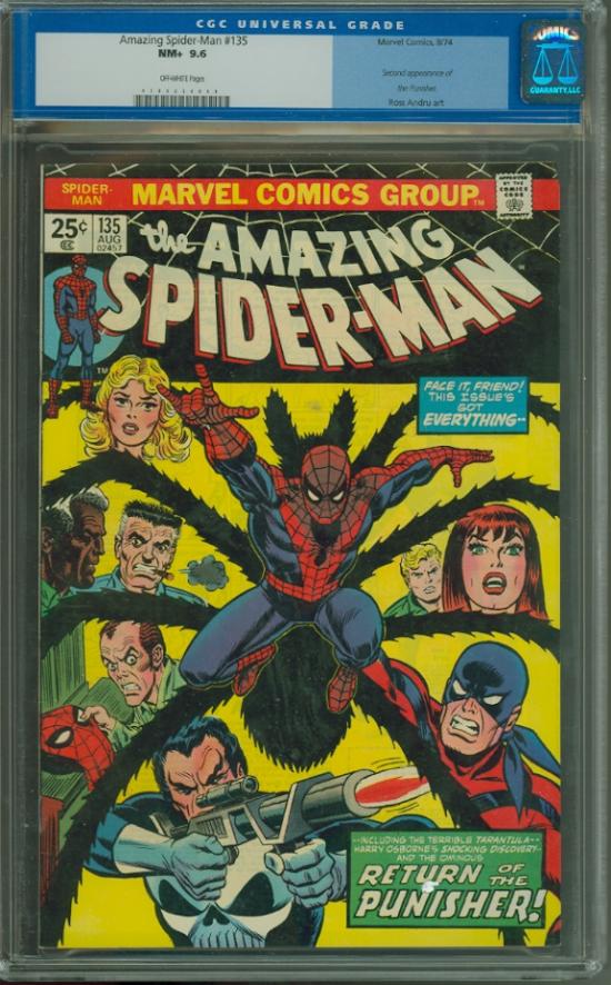Amazing Spider-Man #135 CGC 9.6 w