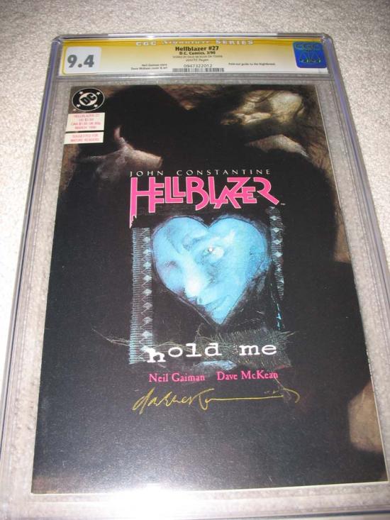 Hellblazer #27 CGC 9.4 w CGC Signature SERIES