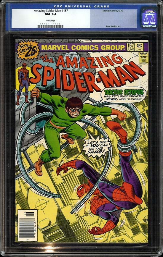 Amazing Spider-Man #157 CGC 9.4 w