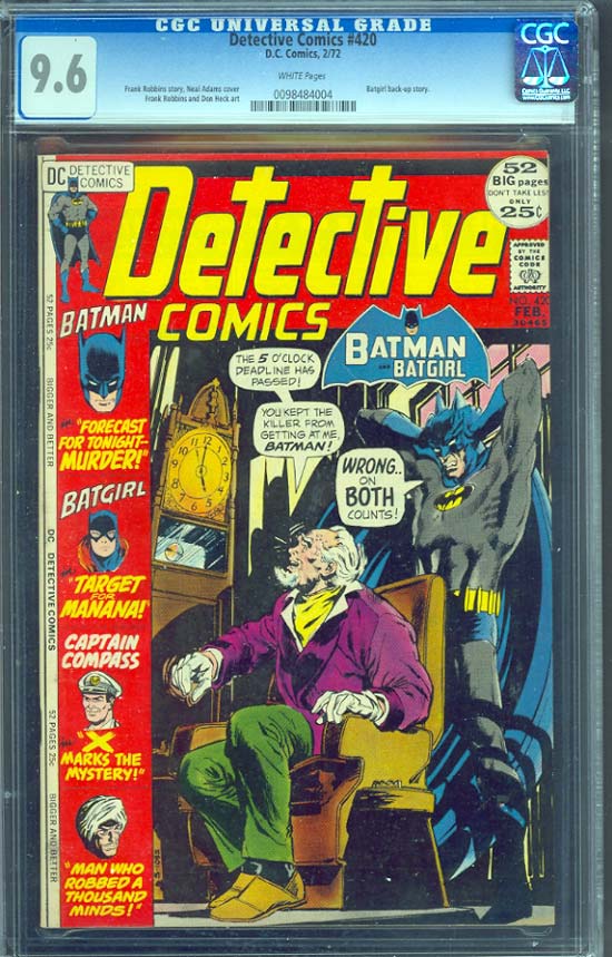 Detective Comics #420 CGC 9.6 w