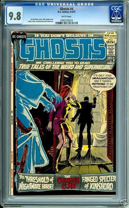 Ghosts #4 CGC 9.8 w