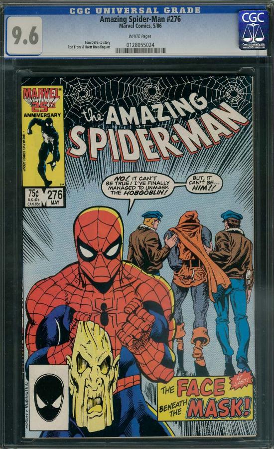 Amazing Spider-Man #276 CGC 9.6 w