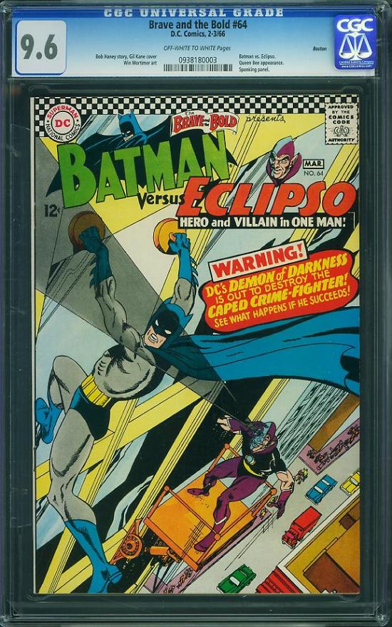 Brave and the Bold #64 CGC 9.6 ow/w Boston