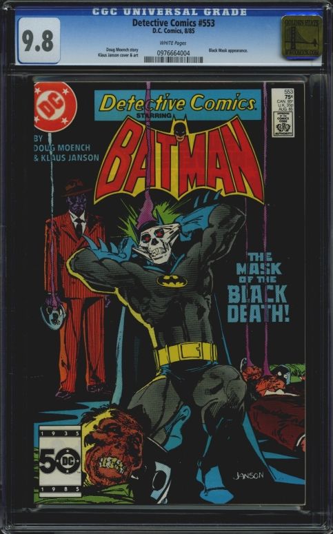 Detective Comics #553 CGC 9.8 w Golden State