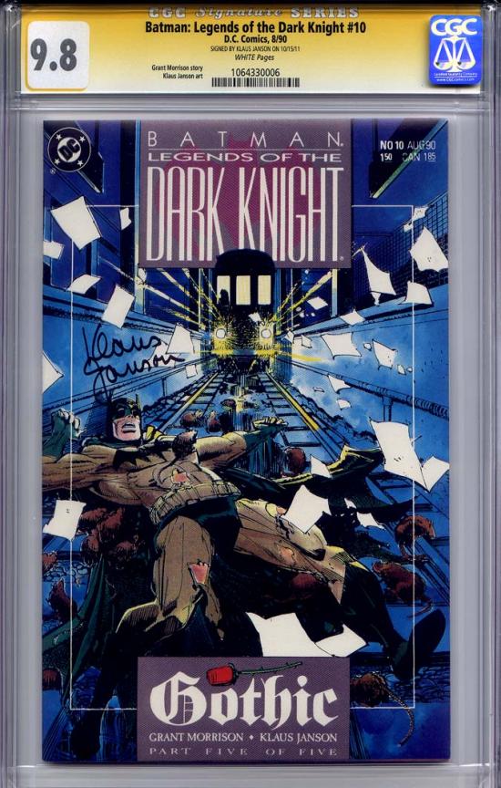 Batman: Legends of the Dark Knight #10 CGC 9.8 w CGC Signature SERIES