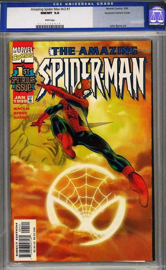 Amazing Spider-Man Vol 2 #1 CGC 9.8 w