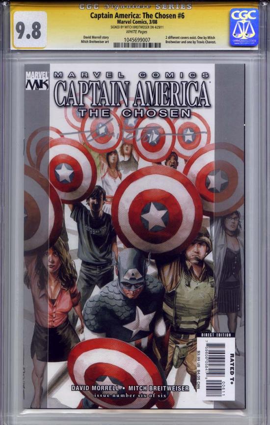 Captain America: The Chosen #6 CGC 9.8 w CGC Signature SERIES