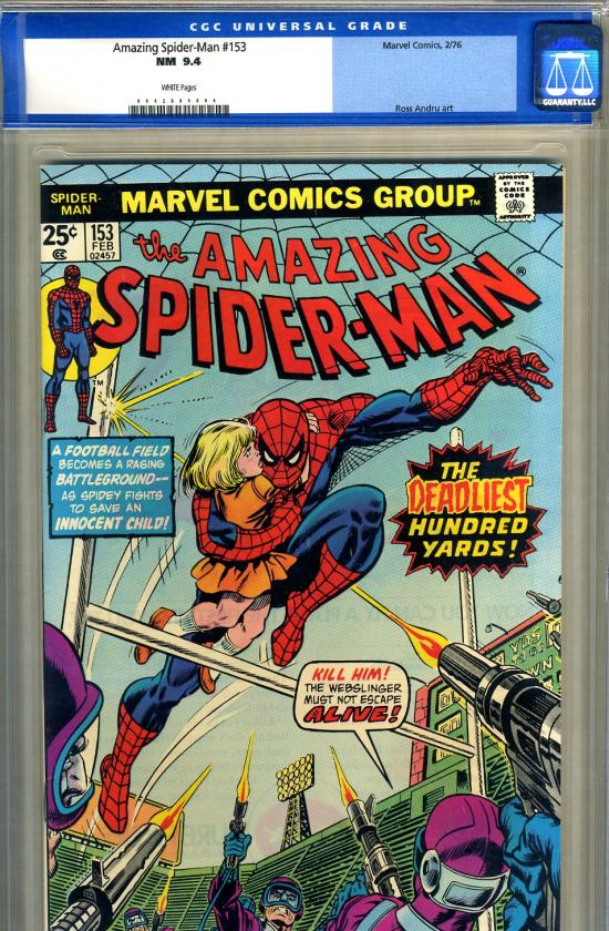 Amazing Spider-Man #153 CGC 9.4 w