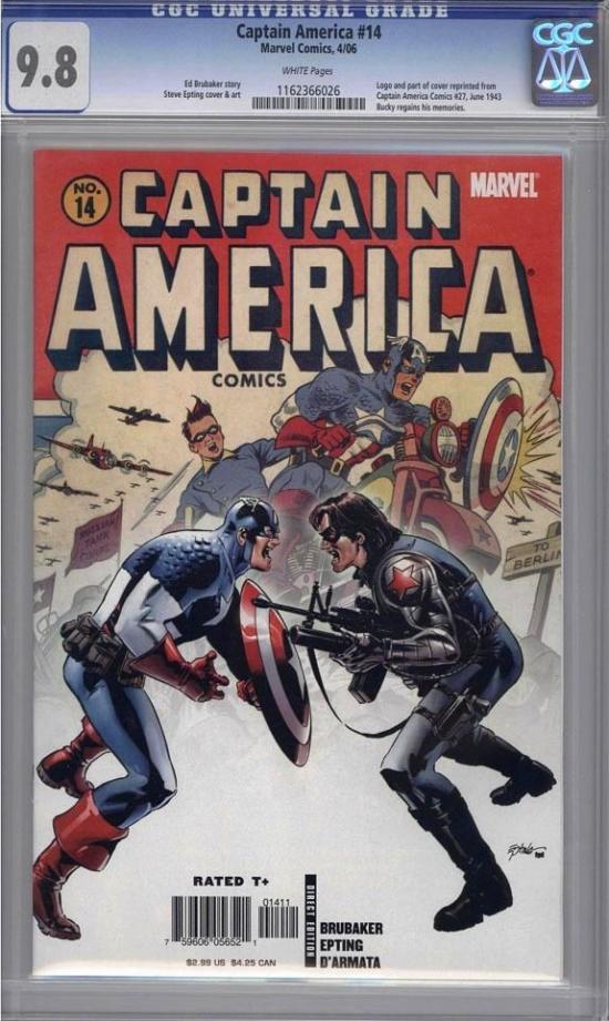 Captain America #14 CGC 9.8 w