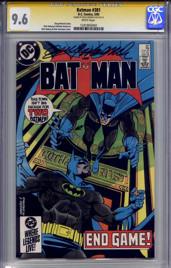 Batman #381 CGC 9.6 w CGC Signature SERIES