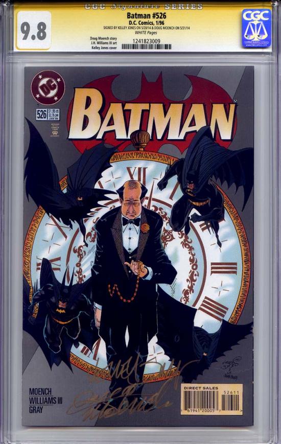 Batman #526 CGC 9.8 w CGC Signature SERIES