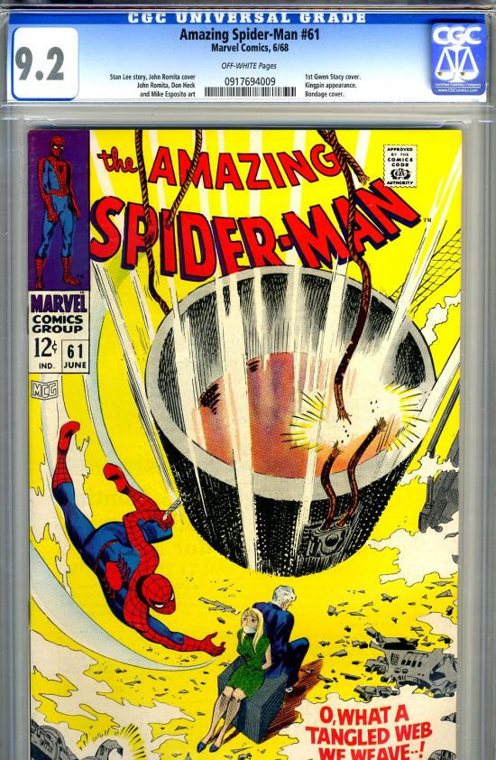Amazing Spider-Man #61 CGC 9.2 ow