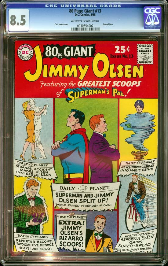 80 Page Giant #13 CGC 8.5 ow/w