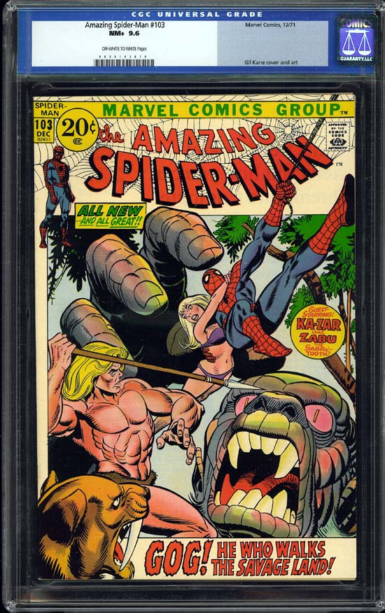 Amazing Spider-Man #103 CGC 9.6 ow/w