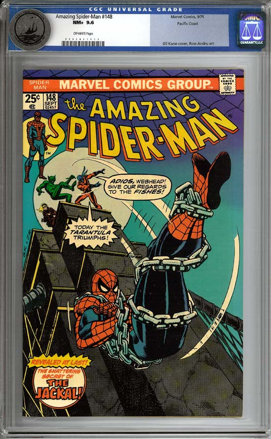 Amazing Spider-Man #148 CGC 9.6 ow Pacific Coast