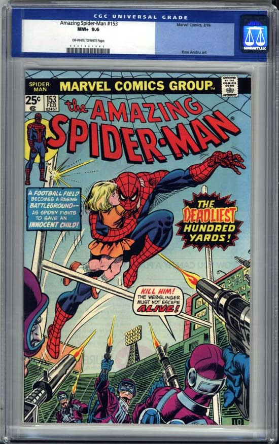 Amazing Spider-Man #153 CGC 9.6 ow/w