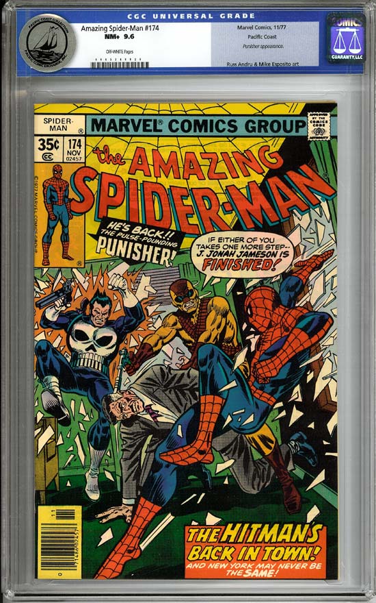 Amazing Spider-Man #174 CGC 9.6ow Pacific Coast