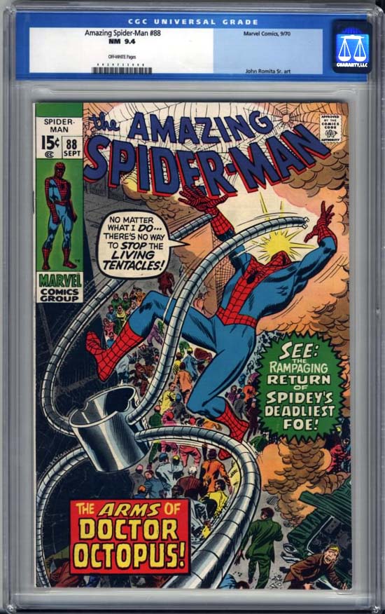 Amazing Spider-Man #88 CGC 9.4ow