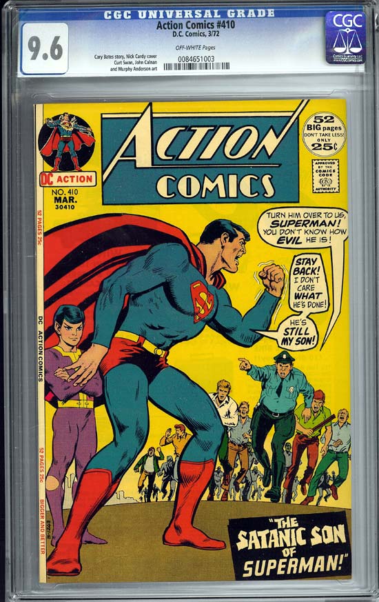 Action Comics #410 CGC 9.6ow