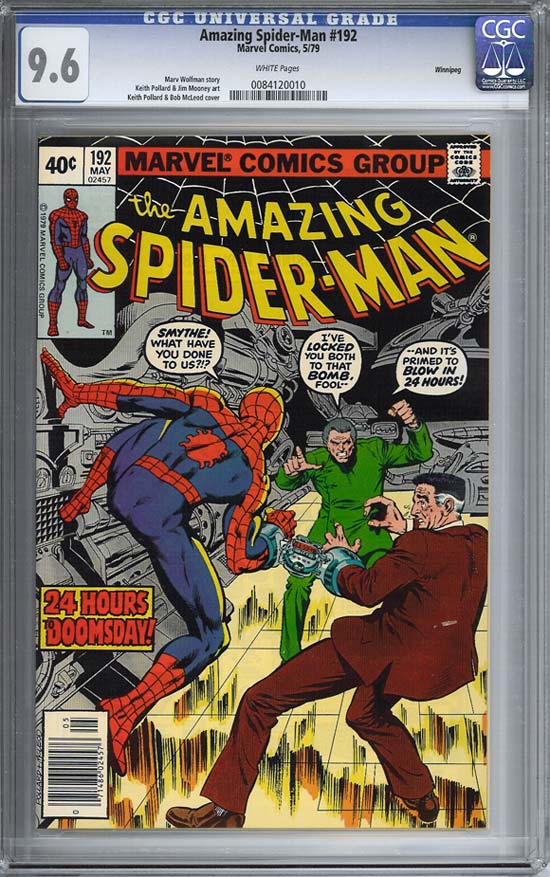 Amazing Spider-Man #192 CGC 9.6 w Winnipeg