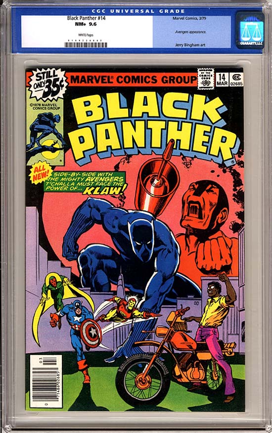 Black Panther #14 CGC 9.6 w