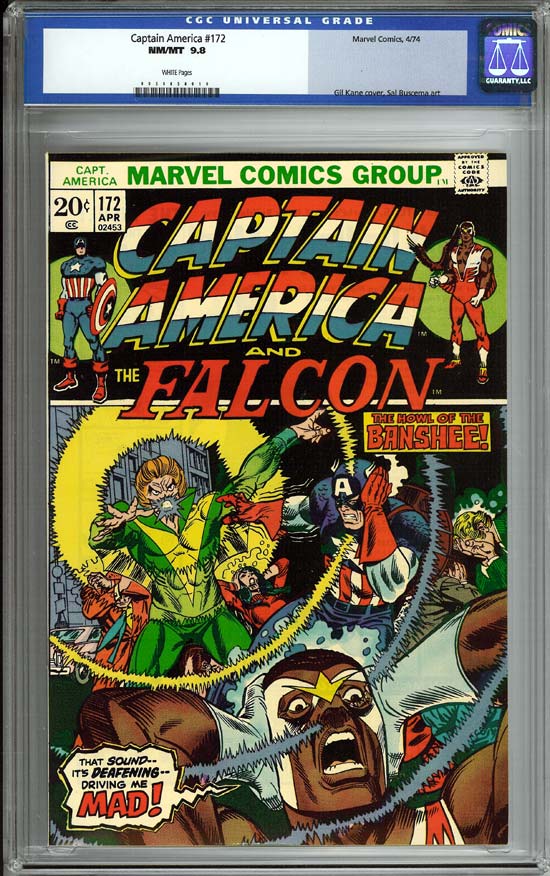 Captain America #172 CGC 9.8 w