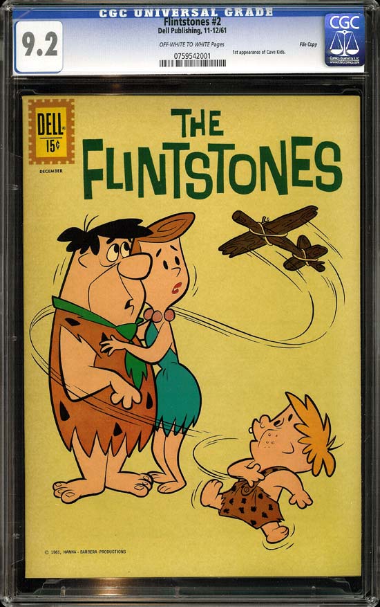 Flintstones #2 CGC 9.2ow/w File Copy