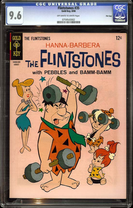 Flintstones #35 CGC 9.6ow/w File Copy