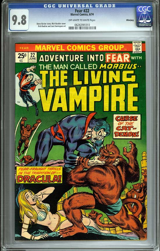 Fear #22 CGC 9.8 ow/w Winnipeg