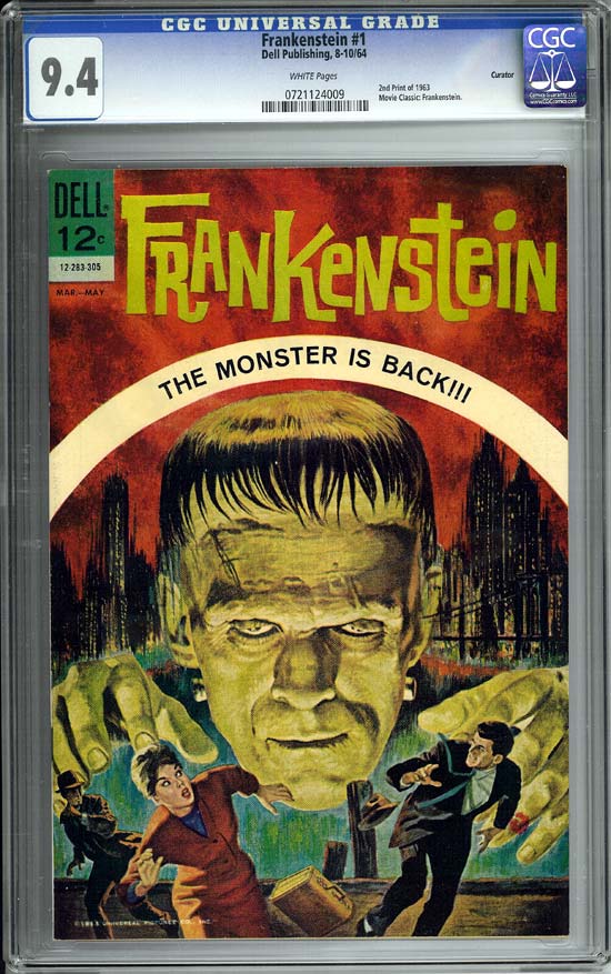 Frankenstein #1 CGC 9.4 w Curator