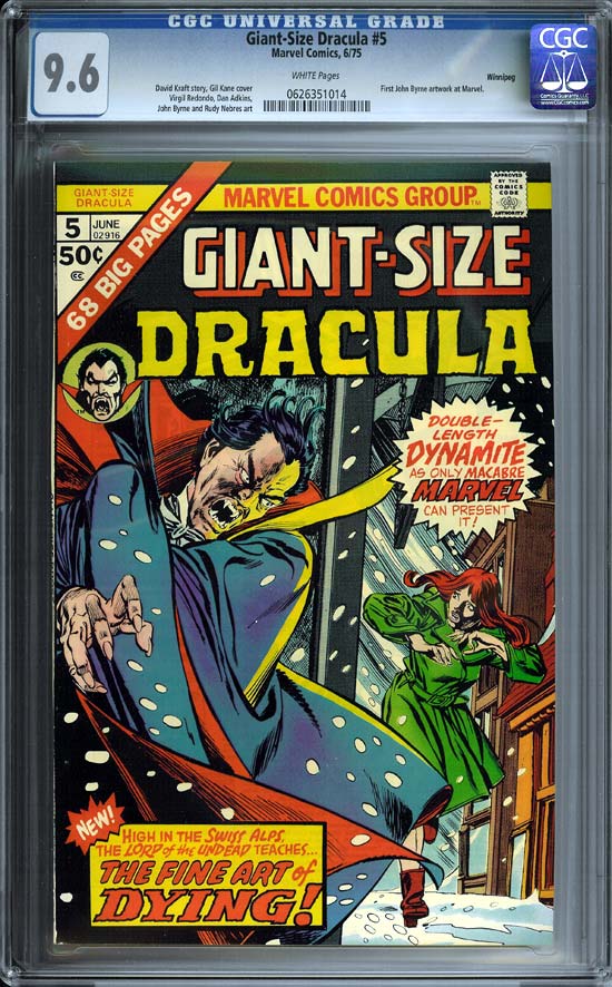Giant-Size Dracula #5 CGC 9.6 w Winnipeg