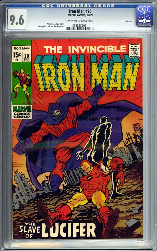 Iron Man #20 CGC 9.6 ow/w Oakland