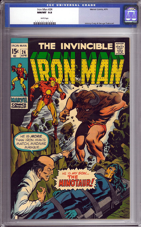 Iron Man #24 CGC 9.8 w