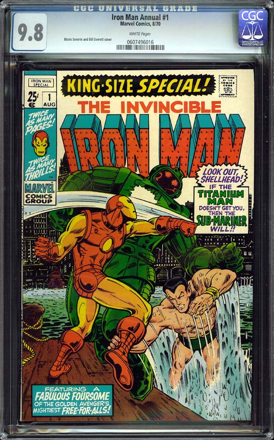 Iron Man Annual #1 CGC 9.8 w