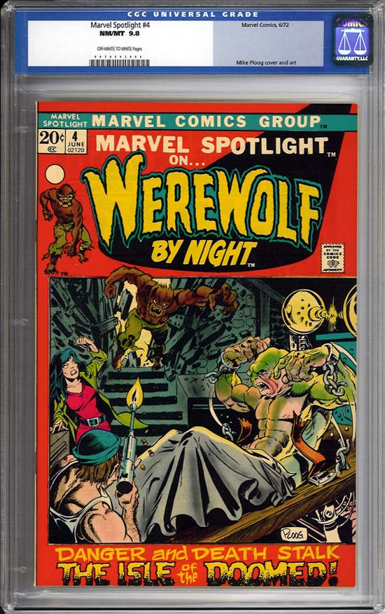 Marvel Spotlight #4 CGC 9.8 ow/w