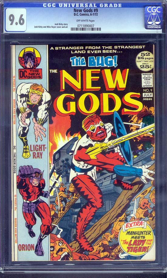 New Gods #9 CGC 9.6ow