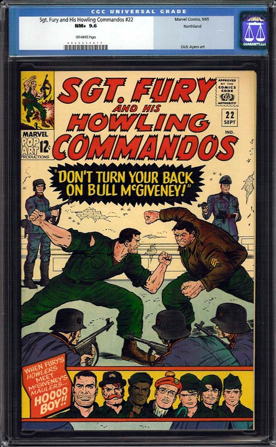 Sgt. Fury and His Howling Commandos #22 CGC 9.6 ow Northland
