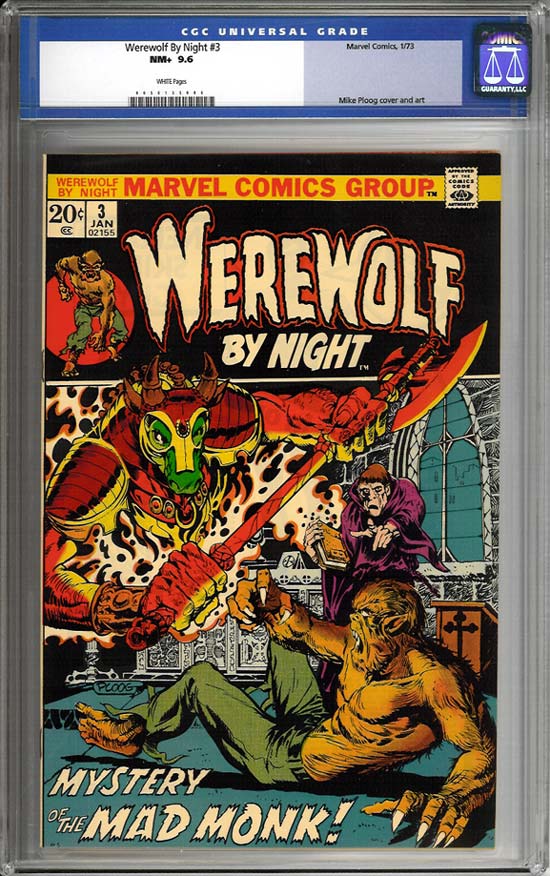 Werewolf By Night #3 CGC 9.6 w